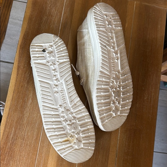 Hey Dude Light Beige Slip-On Shoes - Picture 3 of 3